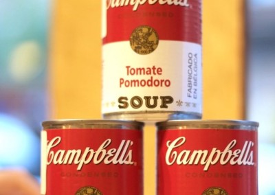 Latas de sopa Campbell's